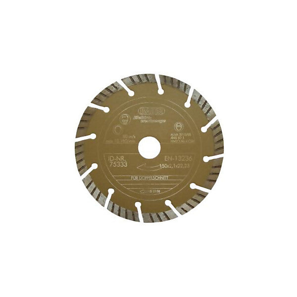 BAIER Diamantscheibe D=150mm gold II 75333